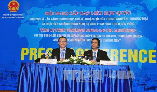 Завершилась конференция ООН по активизации сотрудничества и содействию транзиту и торговле